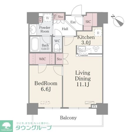 ルミレイス豊洲の物件間取画像